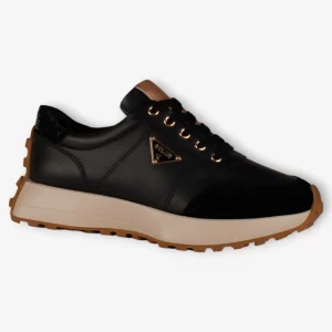 Kate Appleby Black Runner with Gum Sole and Leather Insole