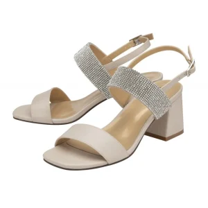 Lotus Elisena Nude Diamante Sandal – Elegant & Glamorous