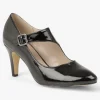 Lotus Laurana Black Patent Court Shoe – Chic & Secure