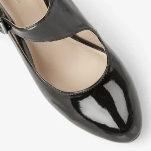 Lotus Laurana Black Patent Court Shoe – Chic & Secure