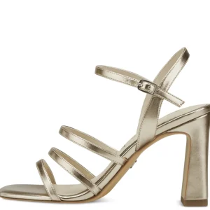 Luxe Look Gold Strappy Sandals – Elegant & Comfortable