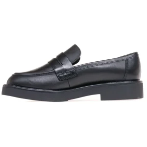 Marco Tozzi Black Leather Loafers for Casual Wear