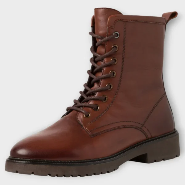 Marco Tozzi Brown Lace-Up Boots