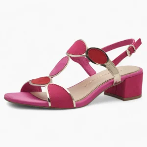 Marco Tozzi Occasionwear Sandals – Vegan, Low Block Heel