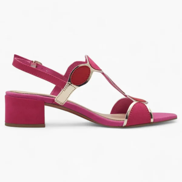 Marco Tozzi Occasionwear Sandals – Vegan, Low Block Heel