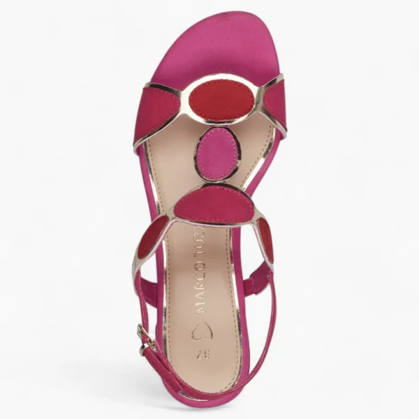 Marco Tozzi Occasionwear Sandals – Vegan, Low Block Heel