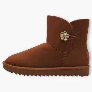 Marco Tozzi Warm Brown Booties: Comfort