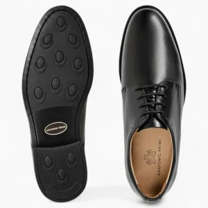 Men's Black Leather Formal Shoes by Anatomic&Co – Miguel Wide Fit