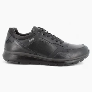 Men's Black Leather GORE-TEX Sneakers by IGI&CO – Breathable & Waterproof