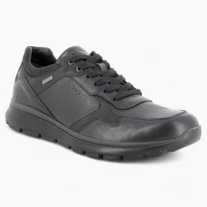 Men's Black Leather GORE-TEX Sneakers by IGI&CO – Breathable & Waterproof