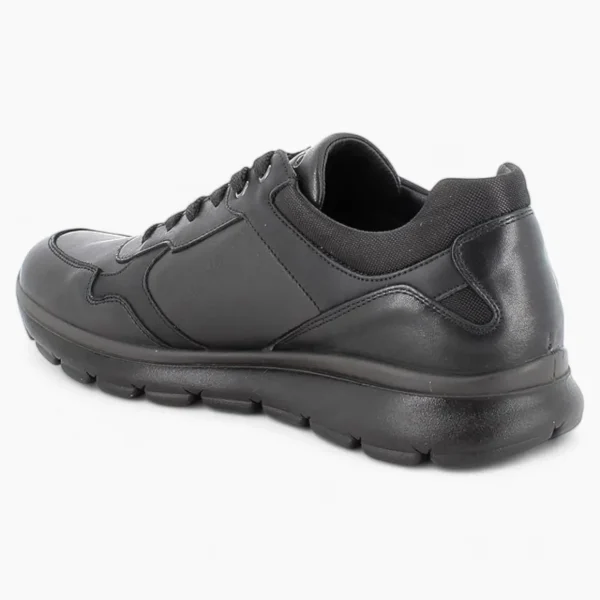 Men's Black Leather GORE-TEX Sneakers by IGI&CO – Breathable & Waterproof