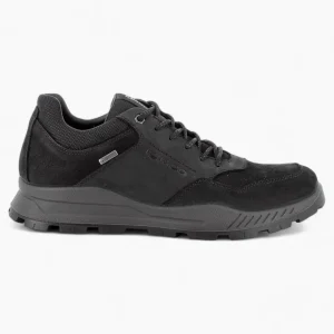 Men's Black Leather Sneakers with GORE-TEX by IGI&CO – Waterproof Comfort