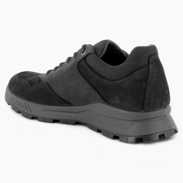 Men's Black Leather Sneakers with GORE-TEX by IGI&CO – Waterproof Comfort