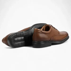 Men's Brown Leather Formal Shoes by Anatomic&Co – Sabino Lace-Up