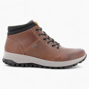 Men's Brown Leather GORE-TEX Boots by IGI&CO – Waterproof & Comfortable