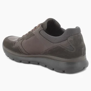 Men's Brown Leather GORE-TEX Sneakers by IGI&CO – Waterproof & Breathable