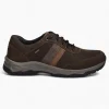 Men's Brown Leather Trainers by Josef Seibel – Leroy Wide Fit & Waterproof