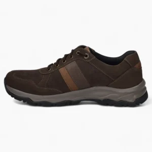 Men's Brown Leather Trainers by Josef Seibel – Leroy Wide Fit & Waterproof