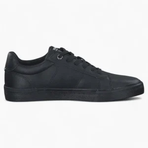 Men's Faux Leather Sneakers with Soft Foam Sole