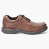 Men's Leather Lace-Up Shoes by Hush Puppies – Randall II with Body Gel Technology