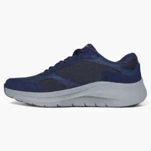 Skechers Arch Fit® 2.0 - The Keep Men's Sneakers – Navy & Orange with Podiatrist-Certified Arch Support