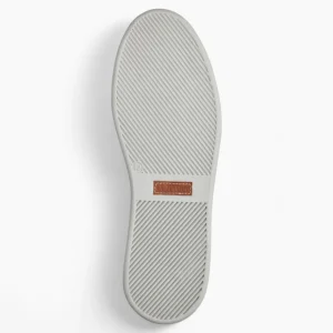S.Oliver Men's White Trainer with Navy Detail