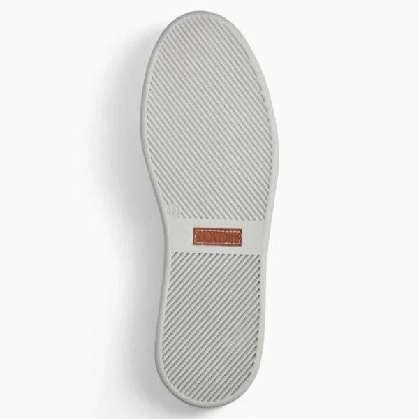 S.Oliver Men's White Trainer with Navy Detail