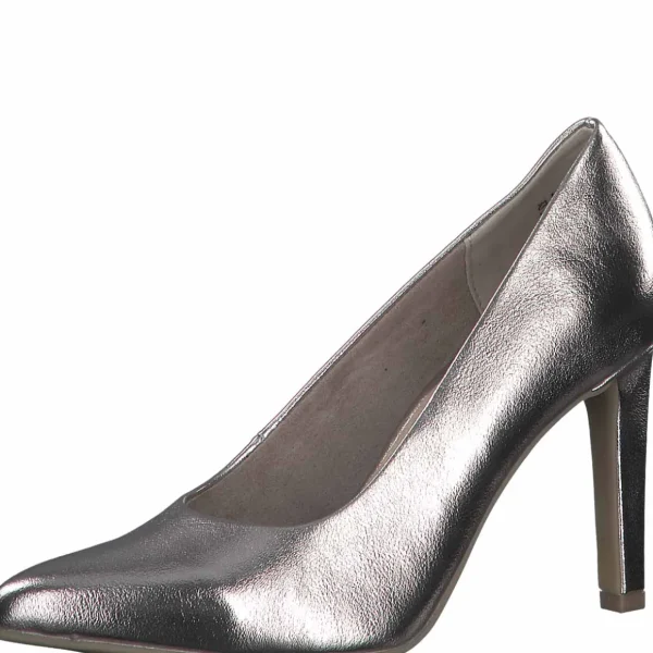 Sophisticated Pweter Pointed Toe Heels