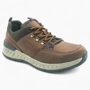 Stamford Brown Casual Men's Shoe with Grey Sole and Dark Brown Details by Dubarry