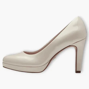 Tamaris Champagne Heels with Platform for Added Comfort